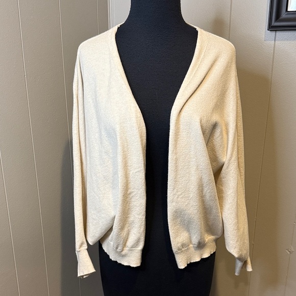 Akemi + Kin Women’s Small Elegant Cream Cardigan with Dolman Sleeve - Picture 1 of 7